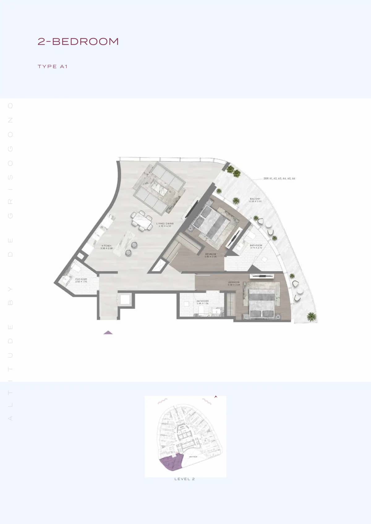 2 Bedroom Apartments