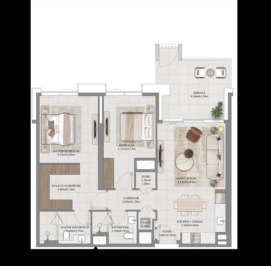 2 Bedroom Apartment