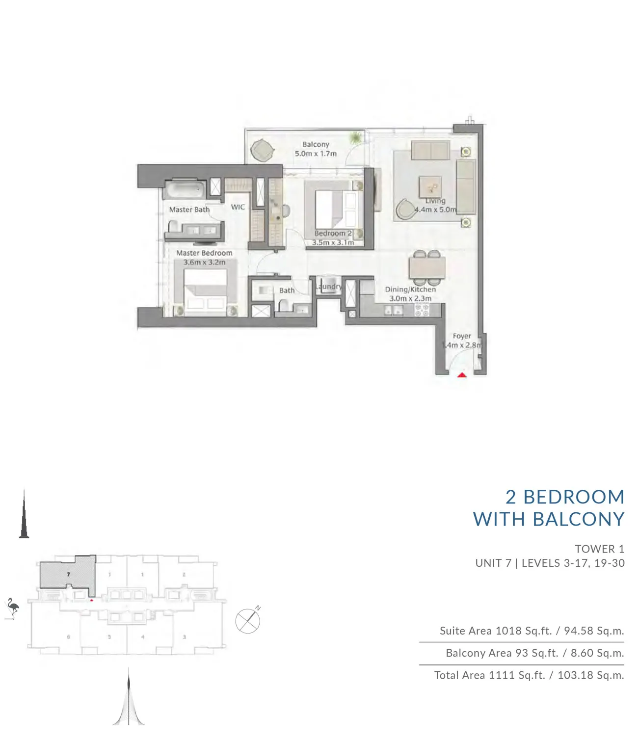 2 Bedroom Apartments