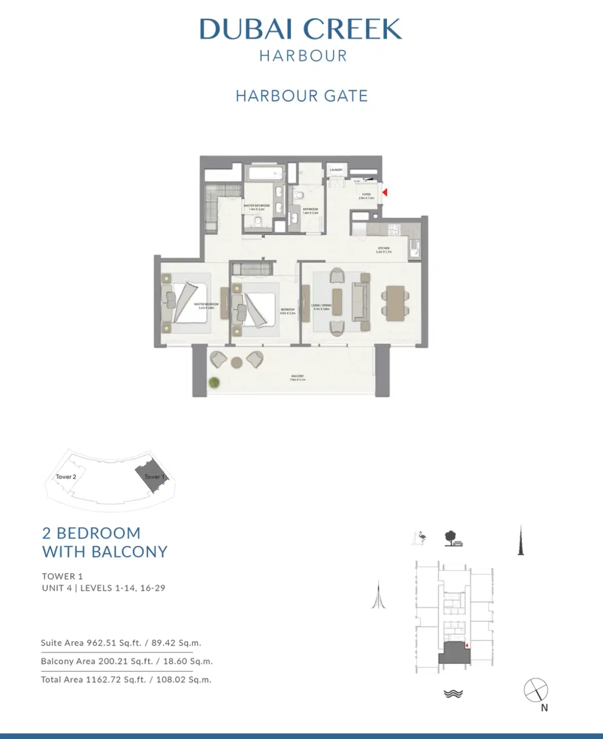 2 Bedroom Apartments