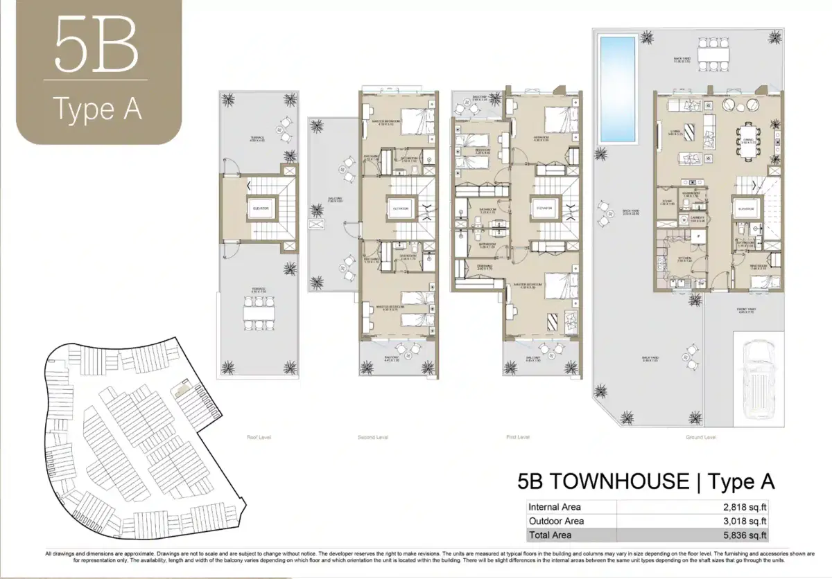 5 Bedroom Townhouses