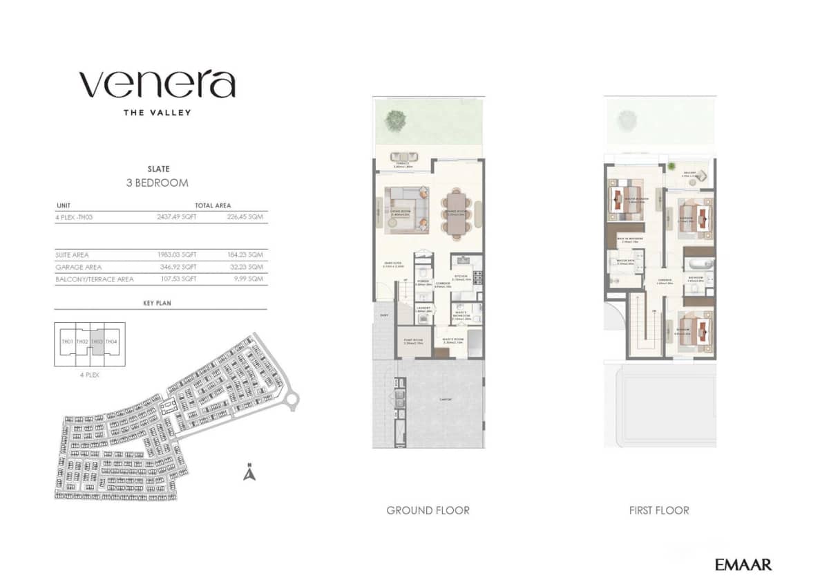 3 Bedroom Townhouses