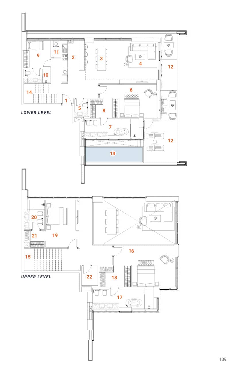 3 Bedroom Penthouses