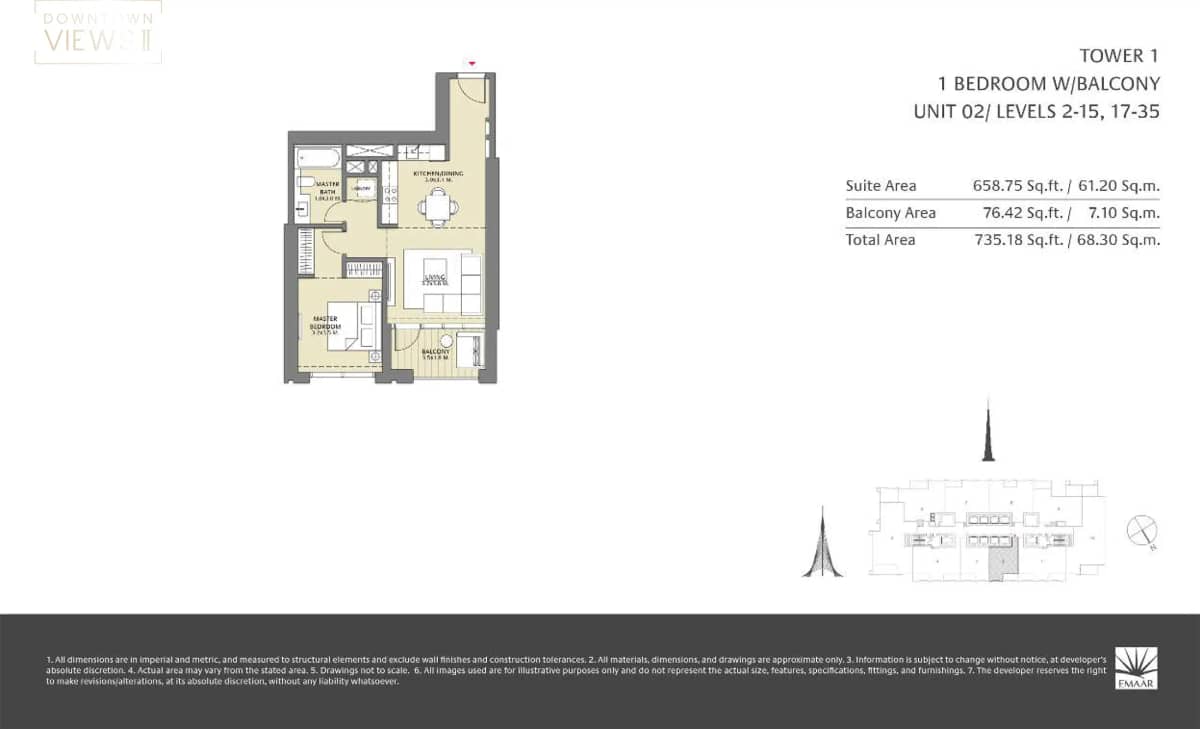 1 Bedroom Apartments