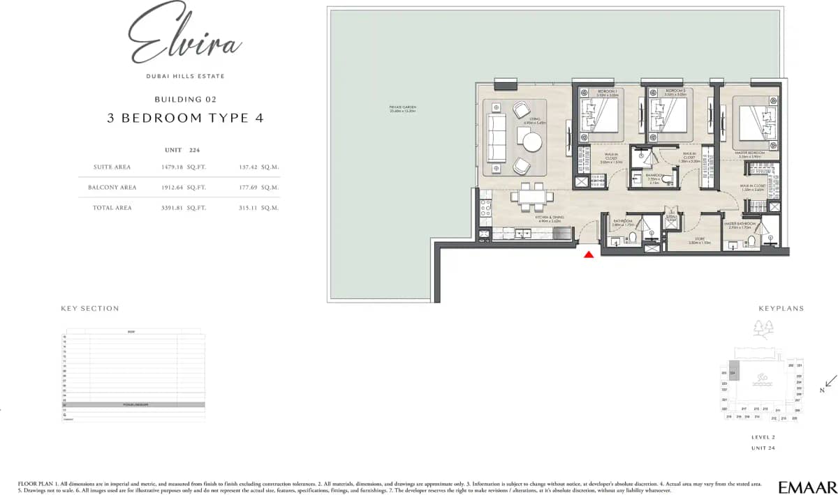 3 Bedroom Apartments