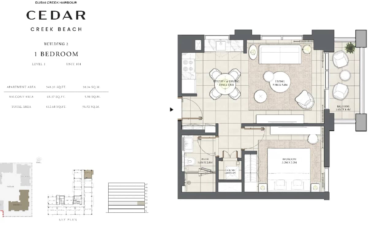 1 Bedroom Apartments