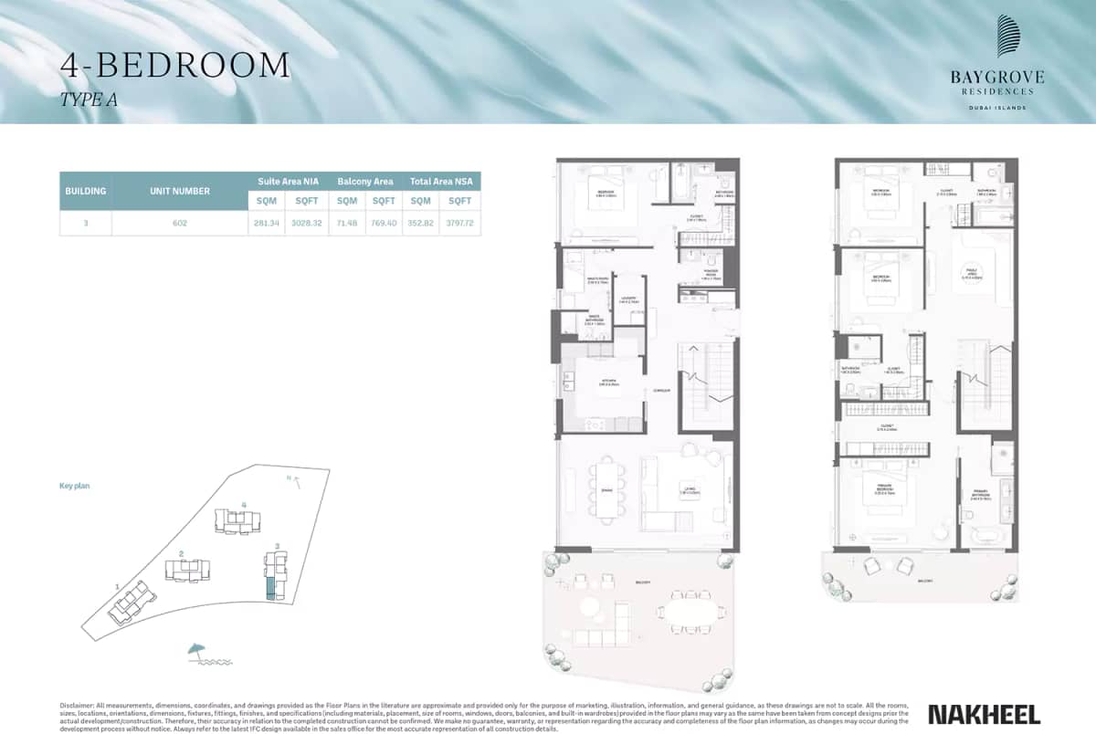 4 Bedroom Penthouses