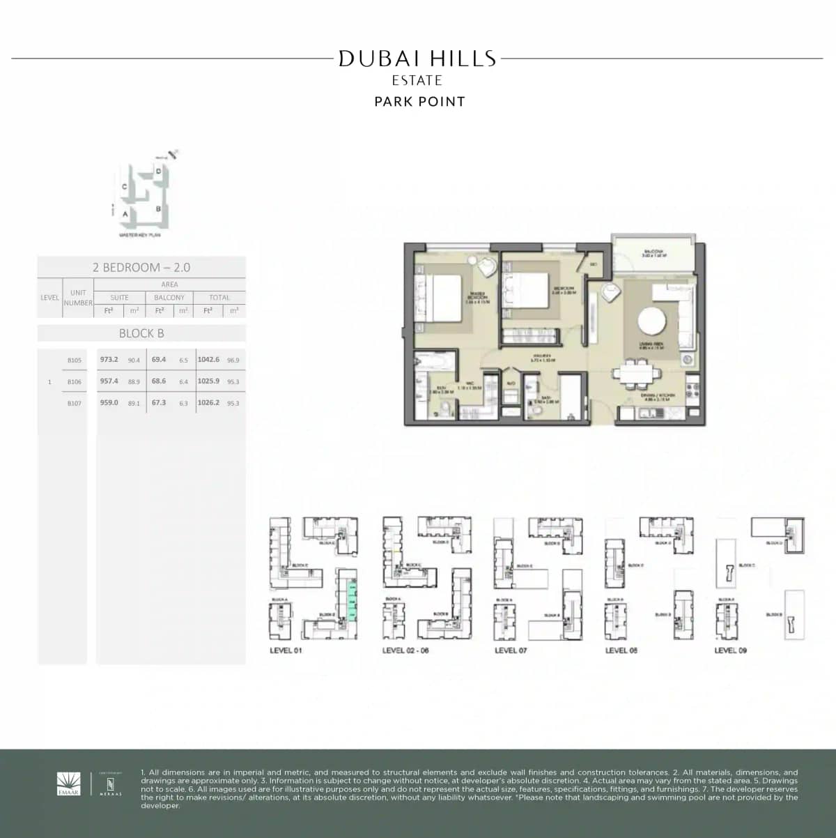 2 Bedroom Apartments
