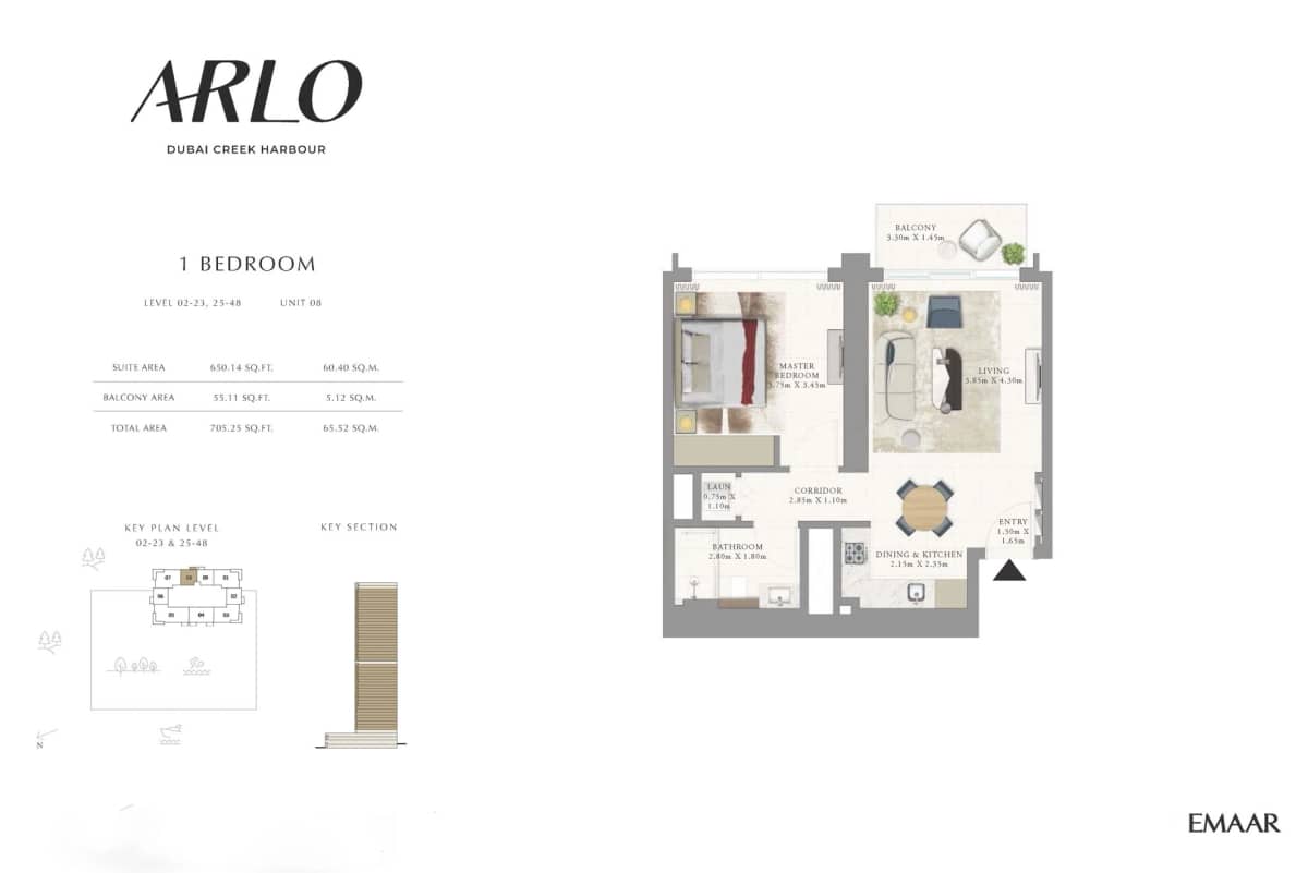 1 Bedroom Apartments