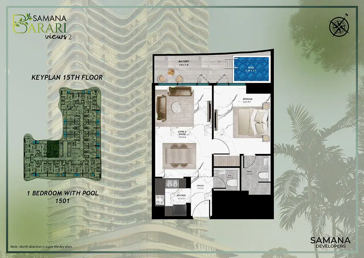 1 Bedroom Apartments