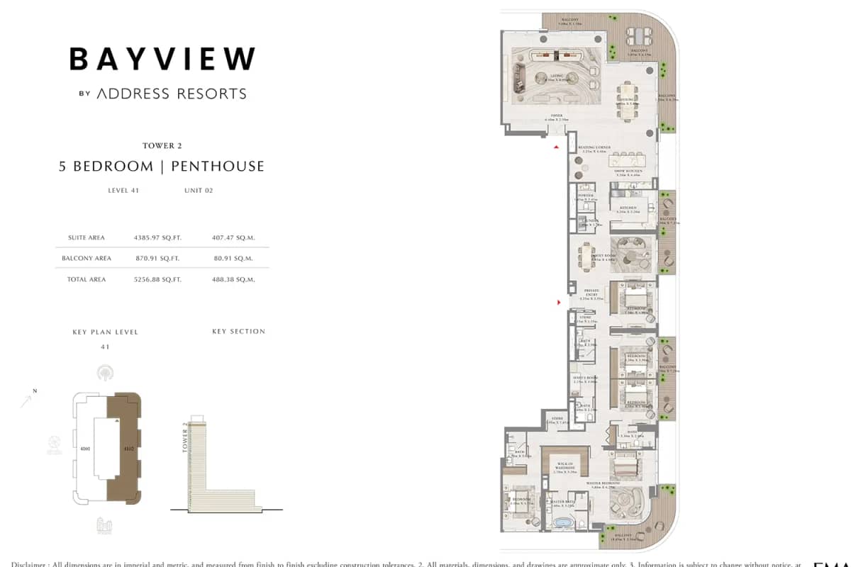 5 Bedroom Penthouses
