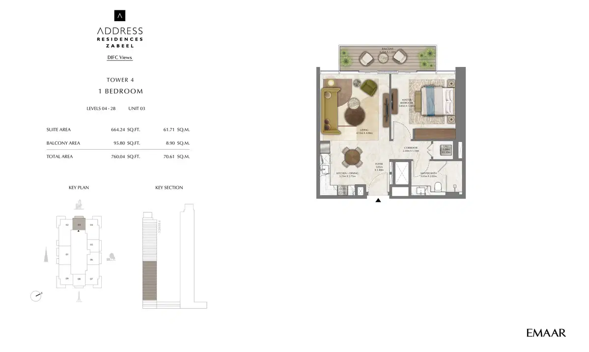 1 Bedroom Apartments