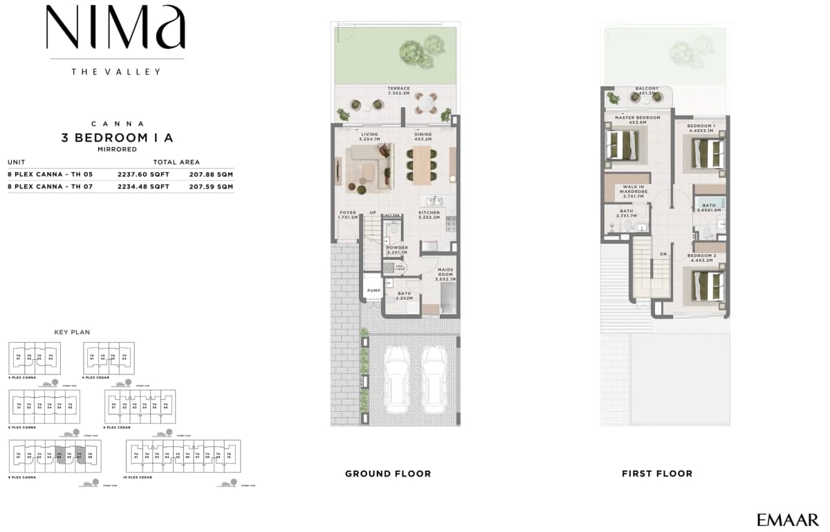 3 Bedroom Townhouses
