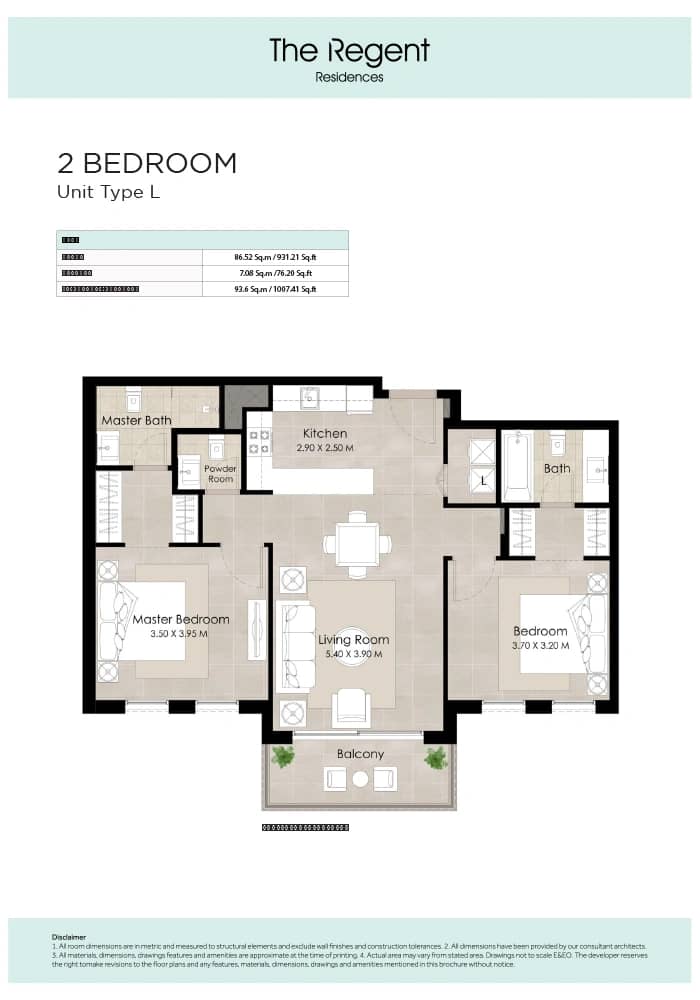 2 Bedroom Apartments