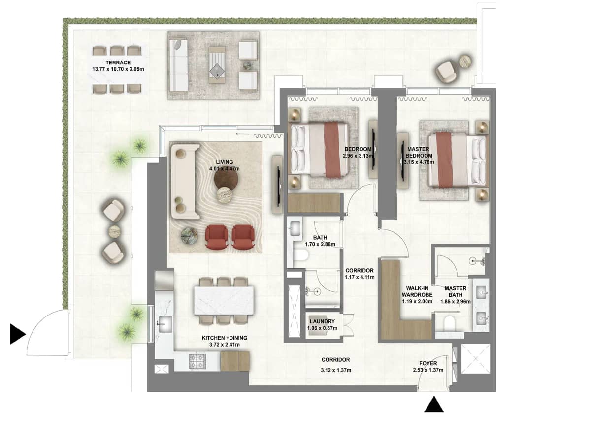 2 Bedroom Apartment-2