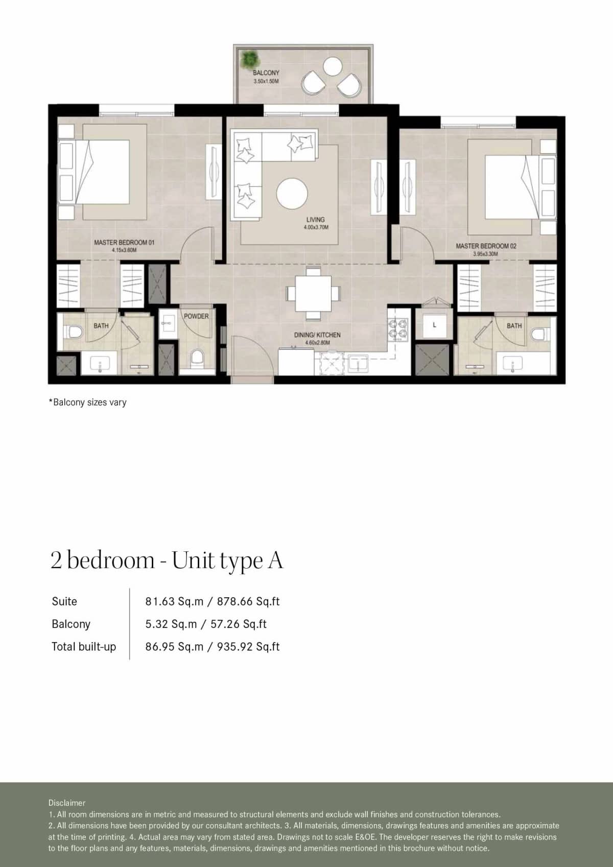 2 Bedroom Apartment