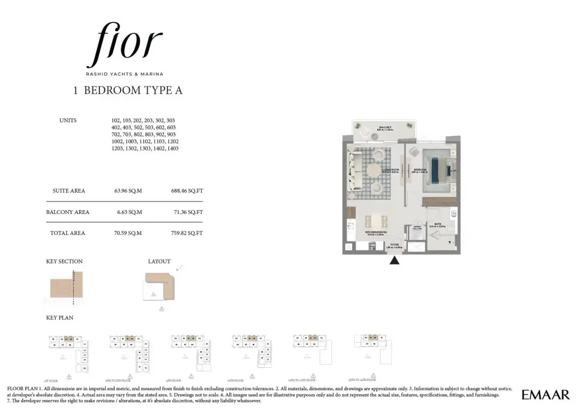 1 Bedroom Apartments