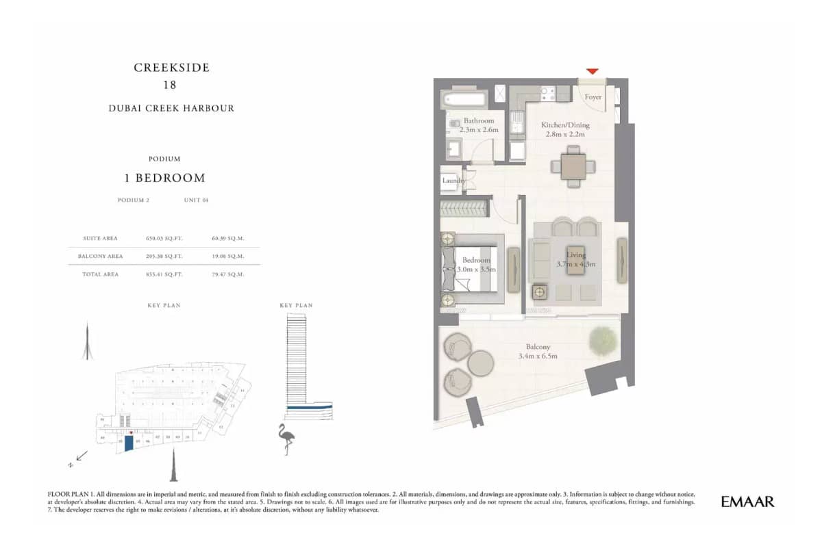 1 Bedroom Apartments