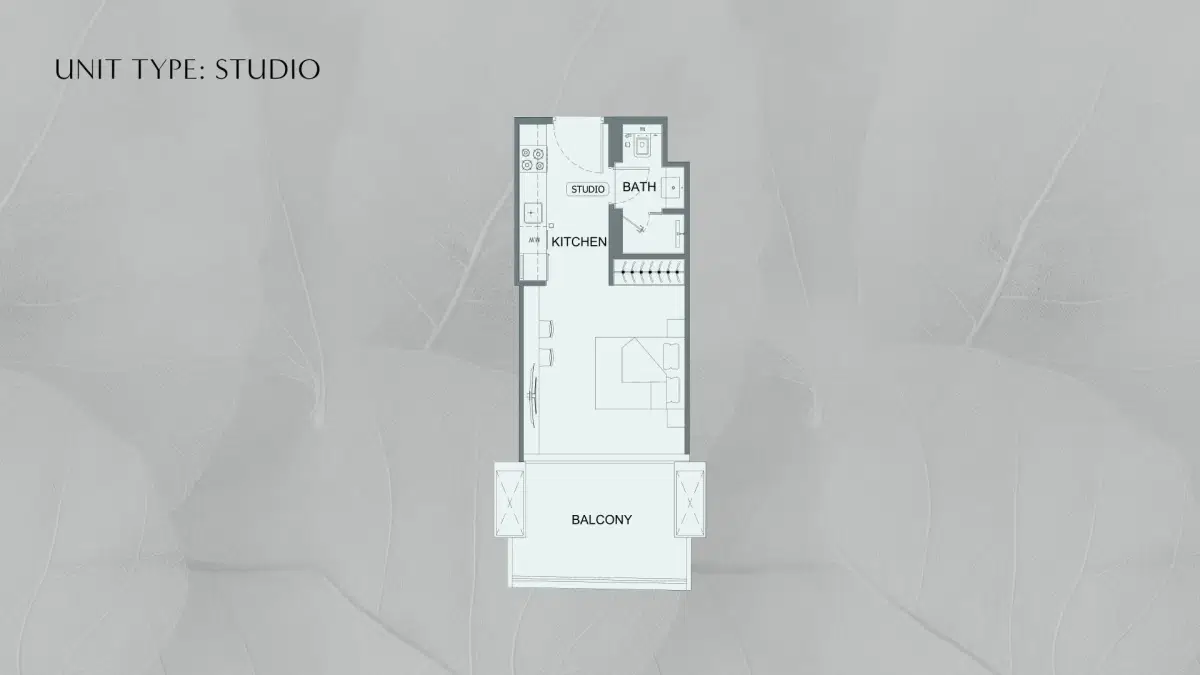 Binghatti Etherea at JVC, Dubai - Studio & Apartments Studio Floor Plan