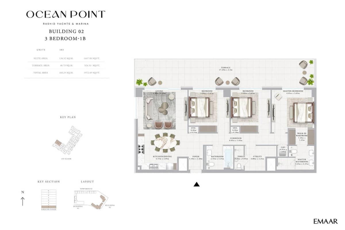 3 Bedroom Apartments