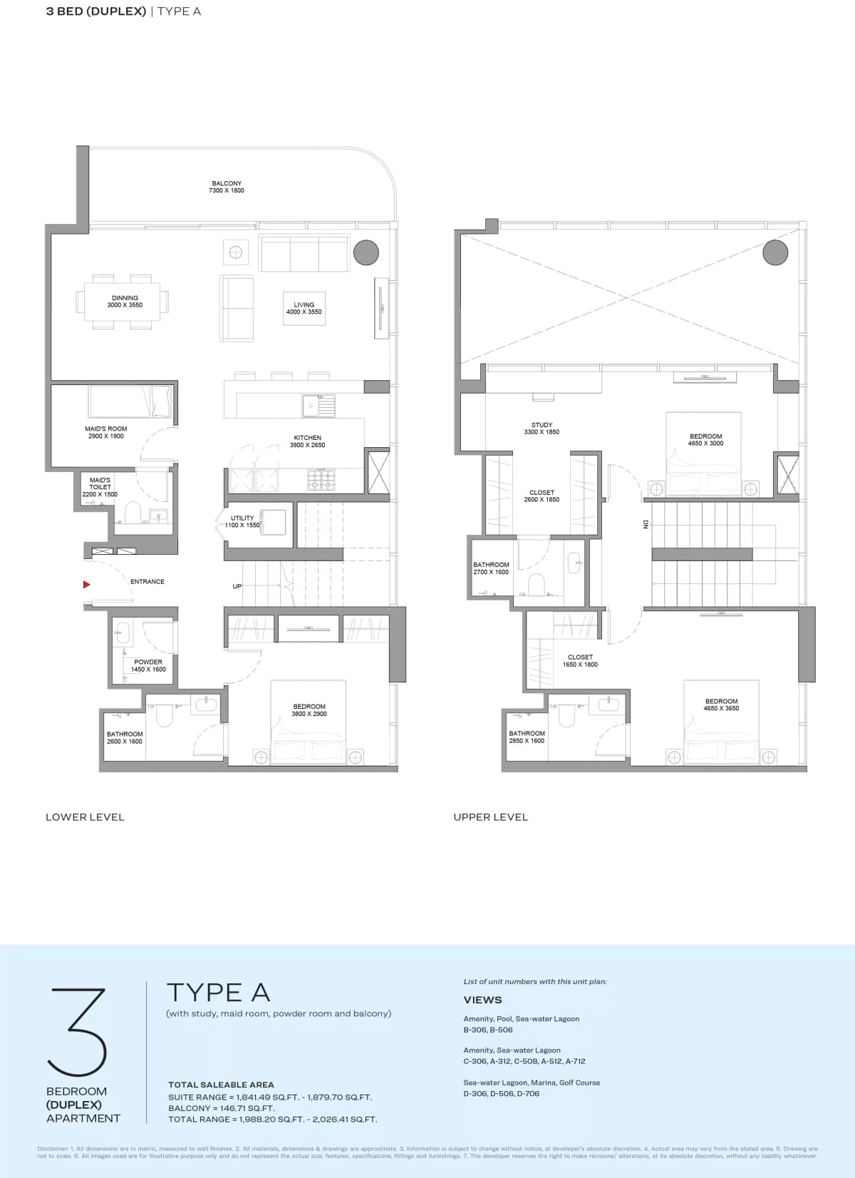 3 Bedroom Appartment Type-1
