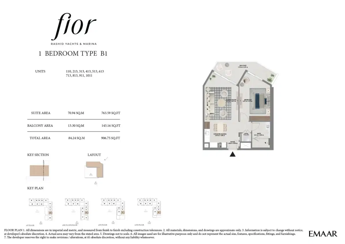 1 Bedroom Apartments