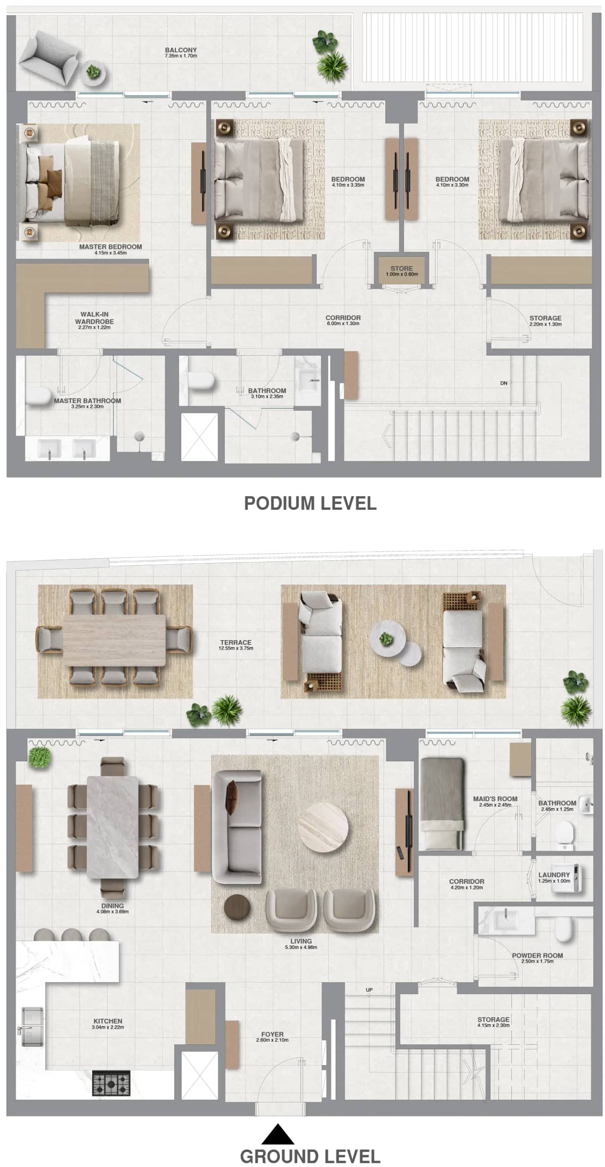 3 Bedroom Townhouses Type-1