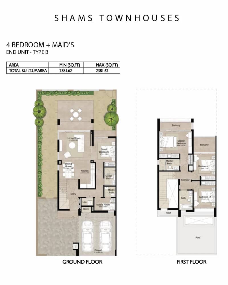 4 Bedroom Townhouses