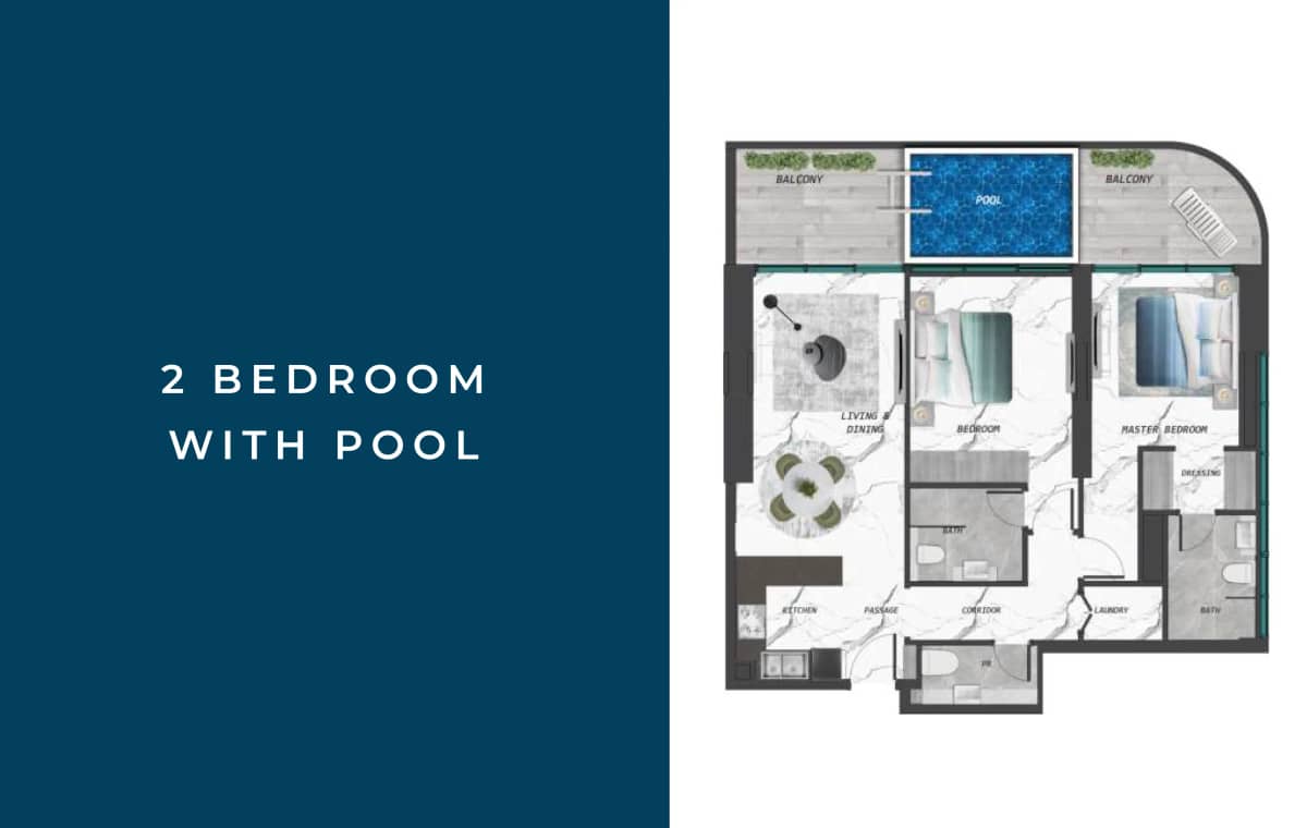 2 Bedroom Apartments