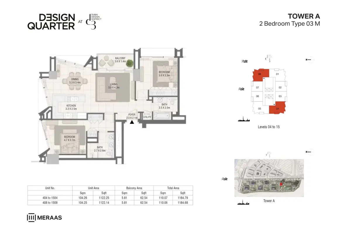 2 Bedroom Apartments