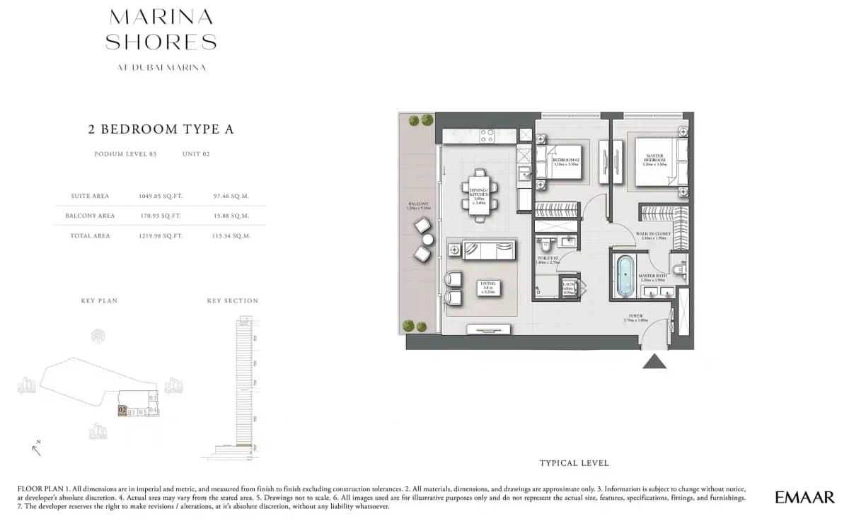 2 Bedroom Apartments