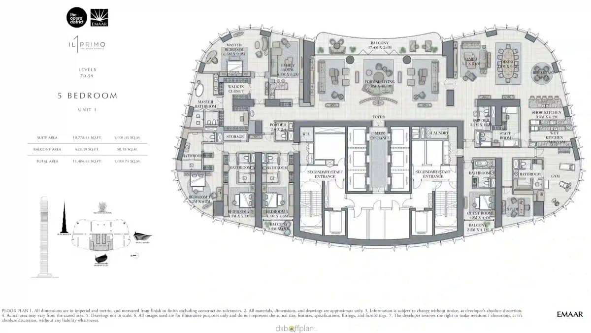 5 Bedroom Apartments