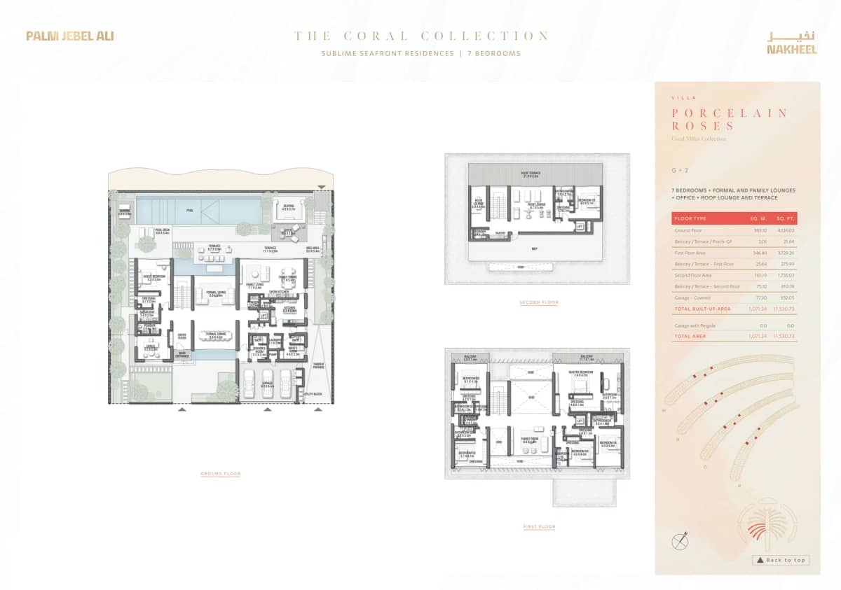 7 Bedroom Villas - Porcelain Roses