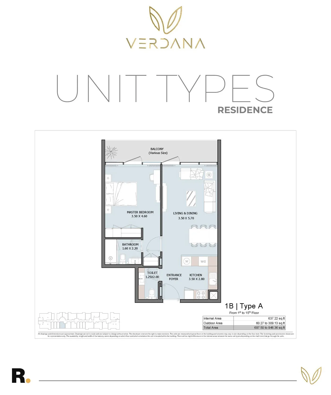 1 Bedroom Apartments