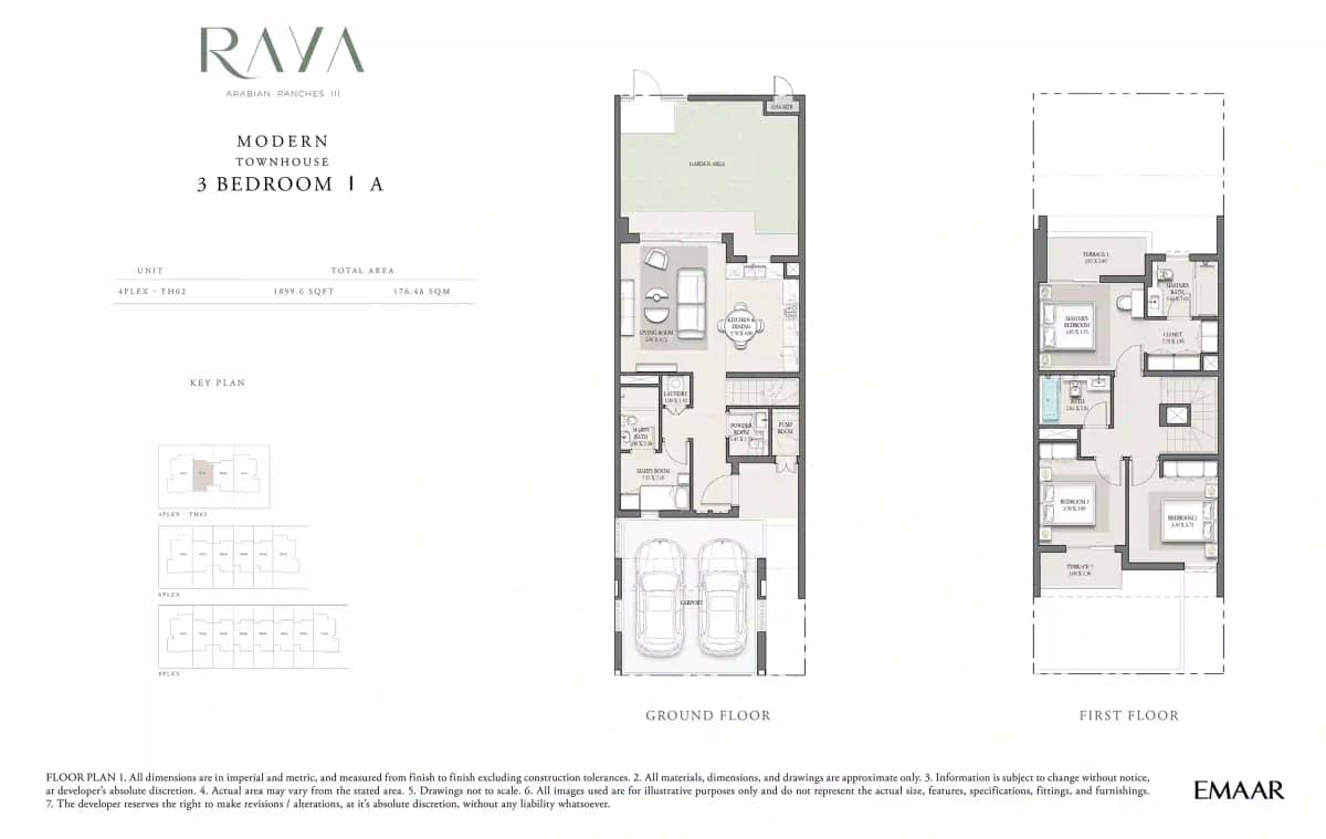 3 Bedroom Townhouses