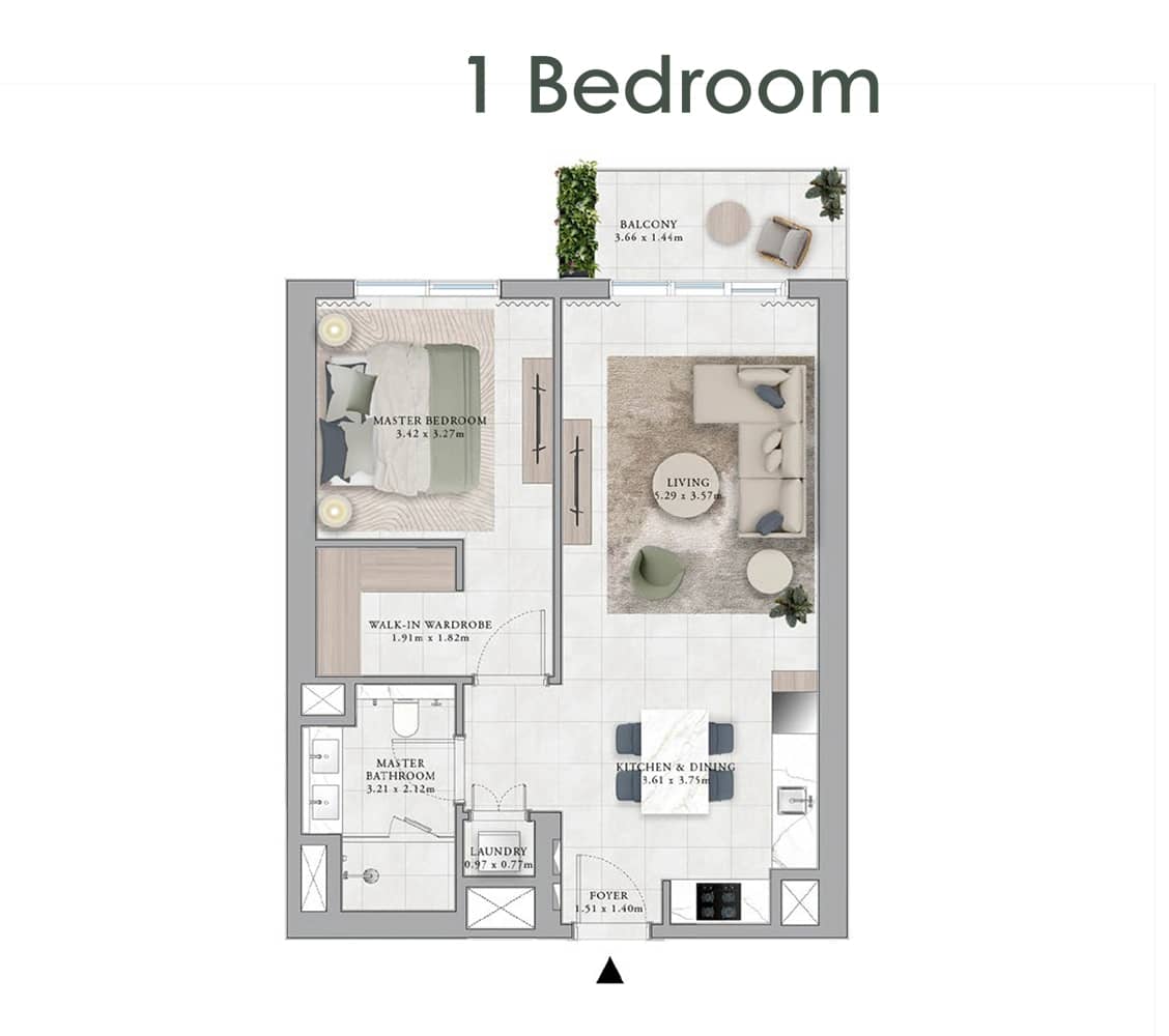 1 Bedroom Apartments