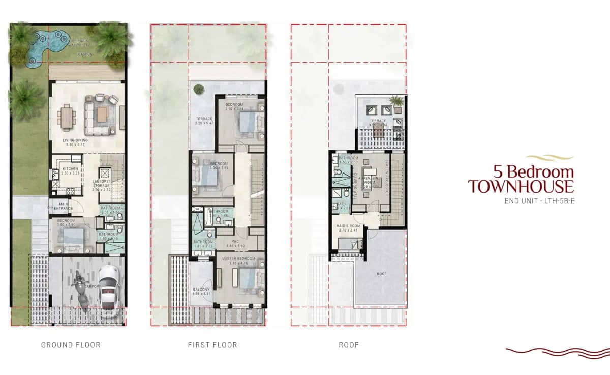 5 Bedroom Townhouses