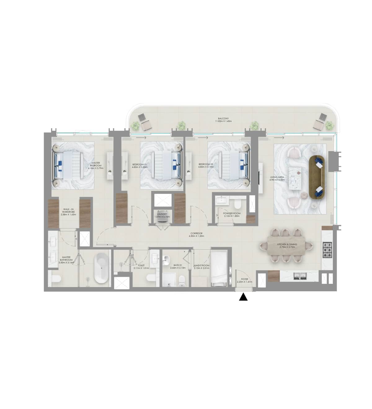 3 Bedroom Apartment-2