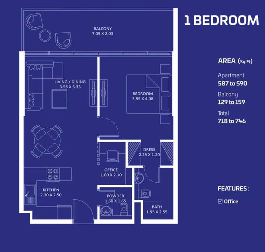 1 Bedroom Apartments