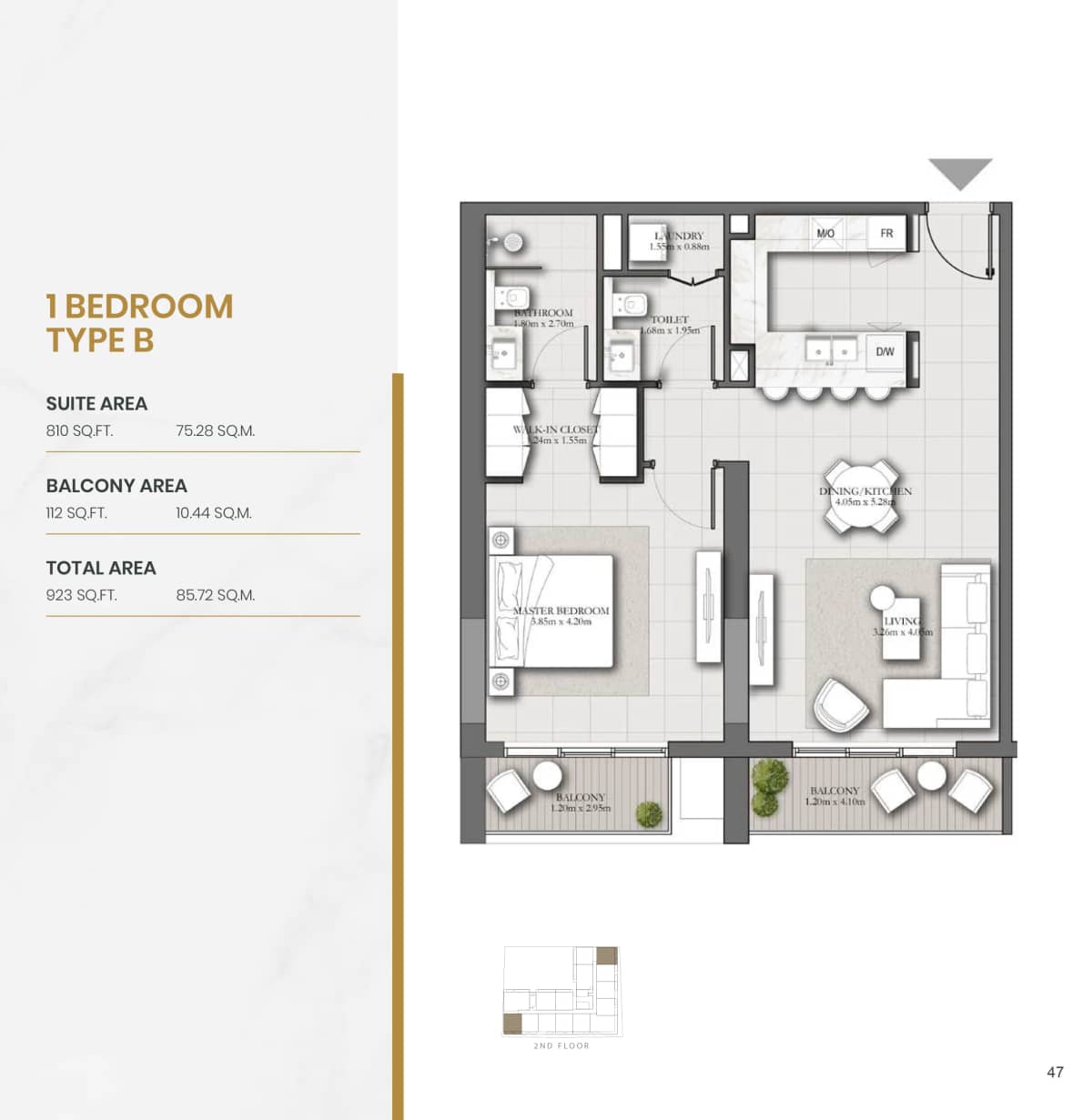 1 Bedroom Apartments