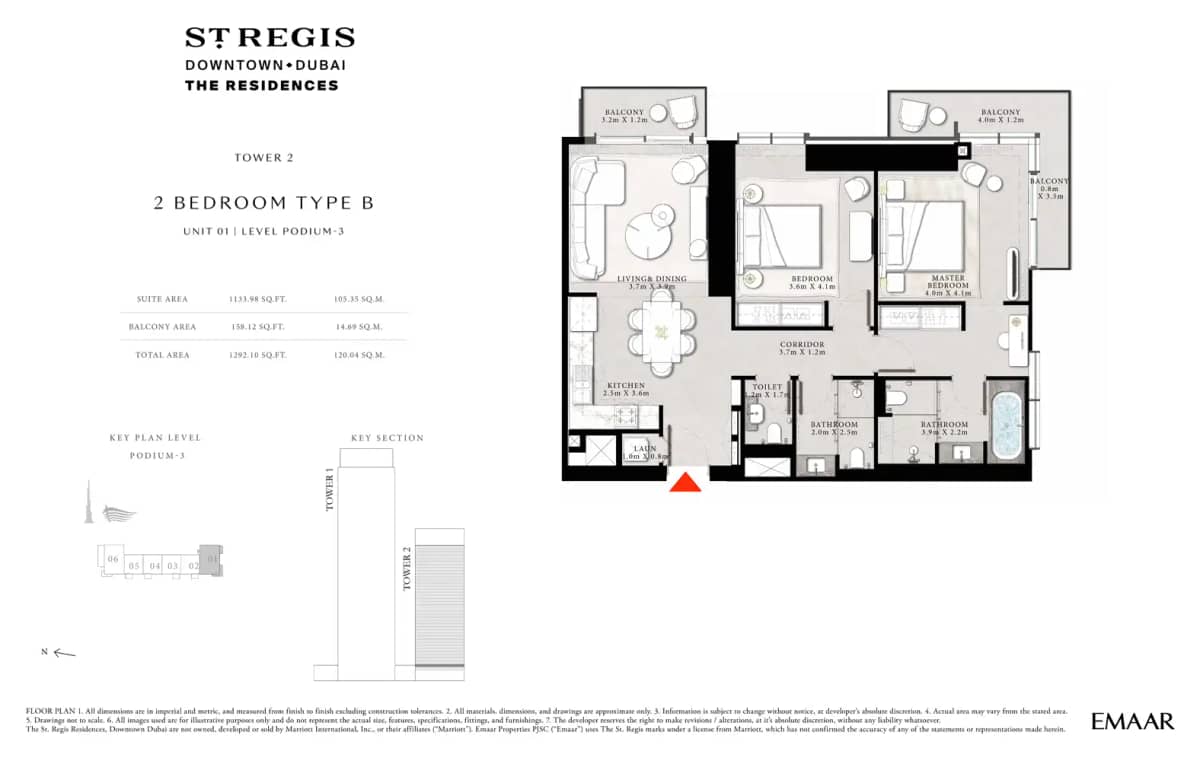 2 Bedroom Apartments