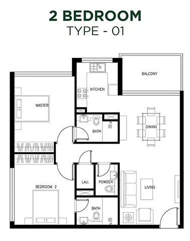 1 Bedroom Apartments