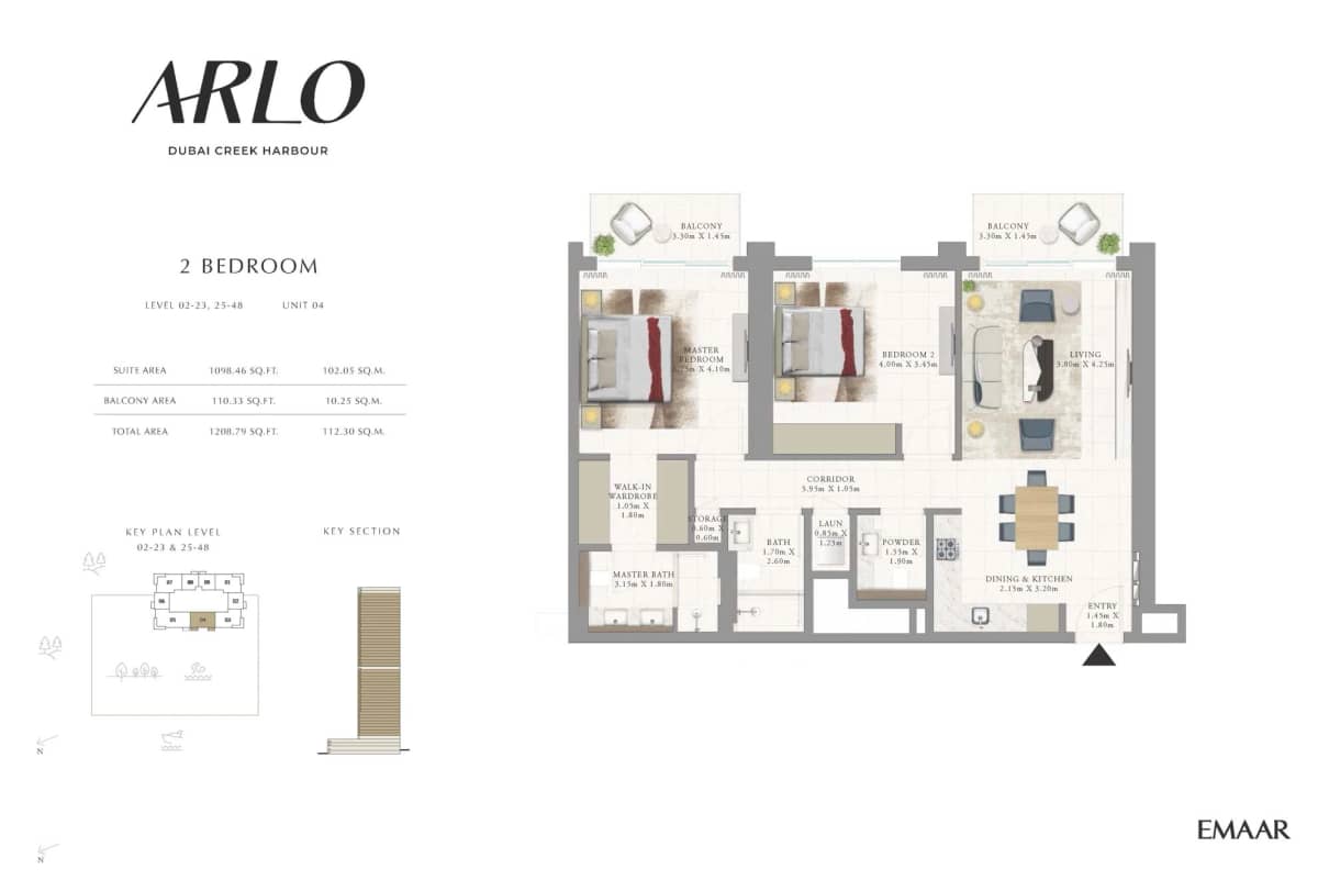 2 Bedroom Apartments