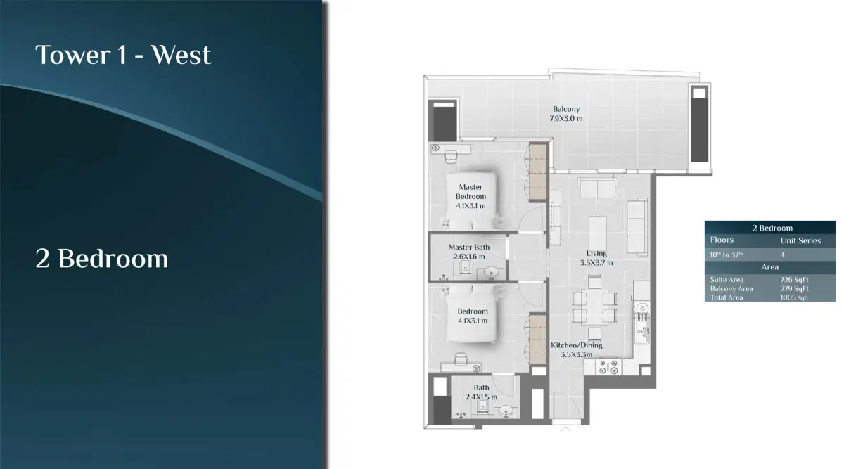 2 Bedroom Apartments