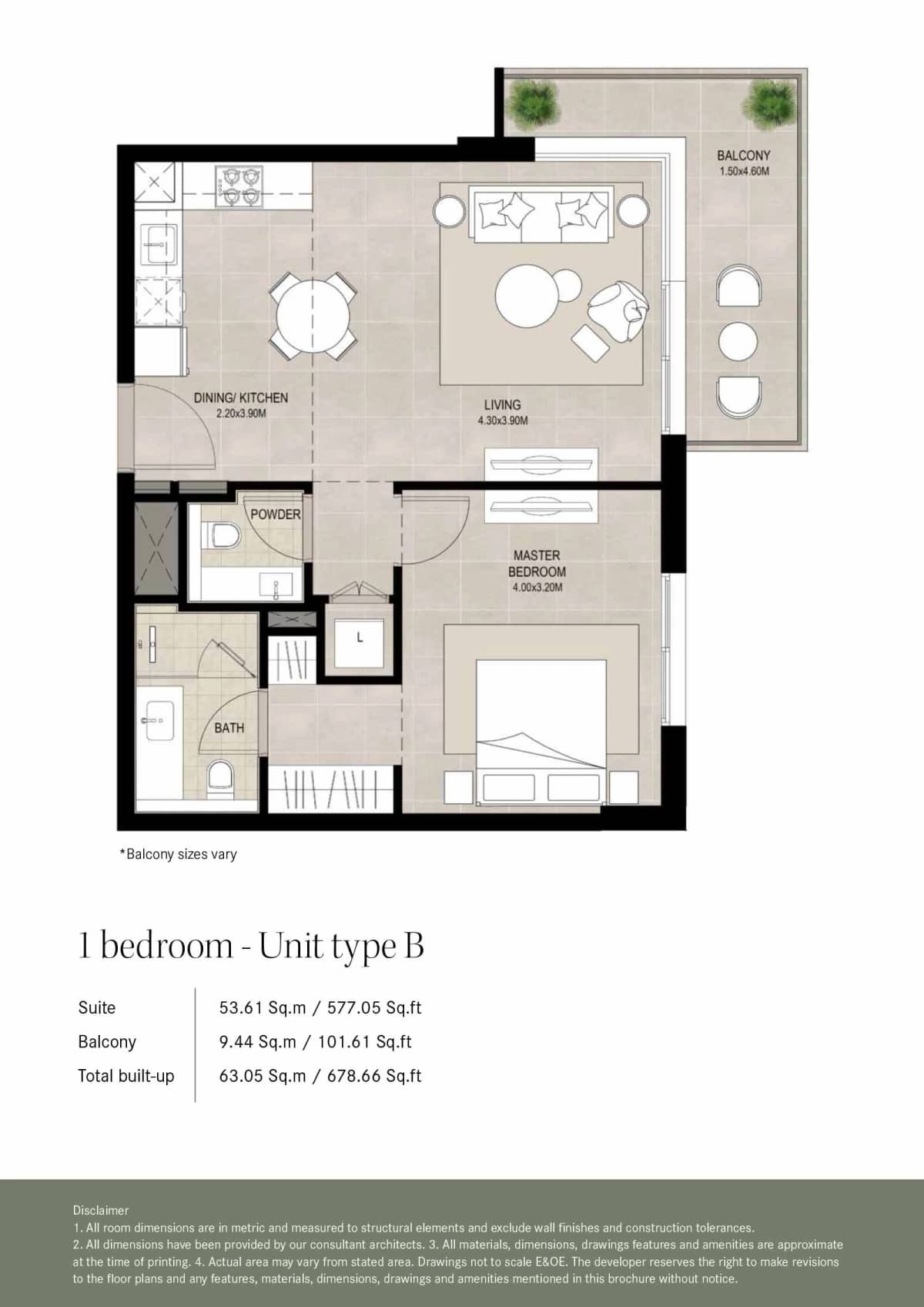 2 Bedroom Apartment