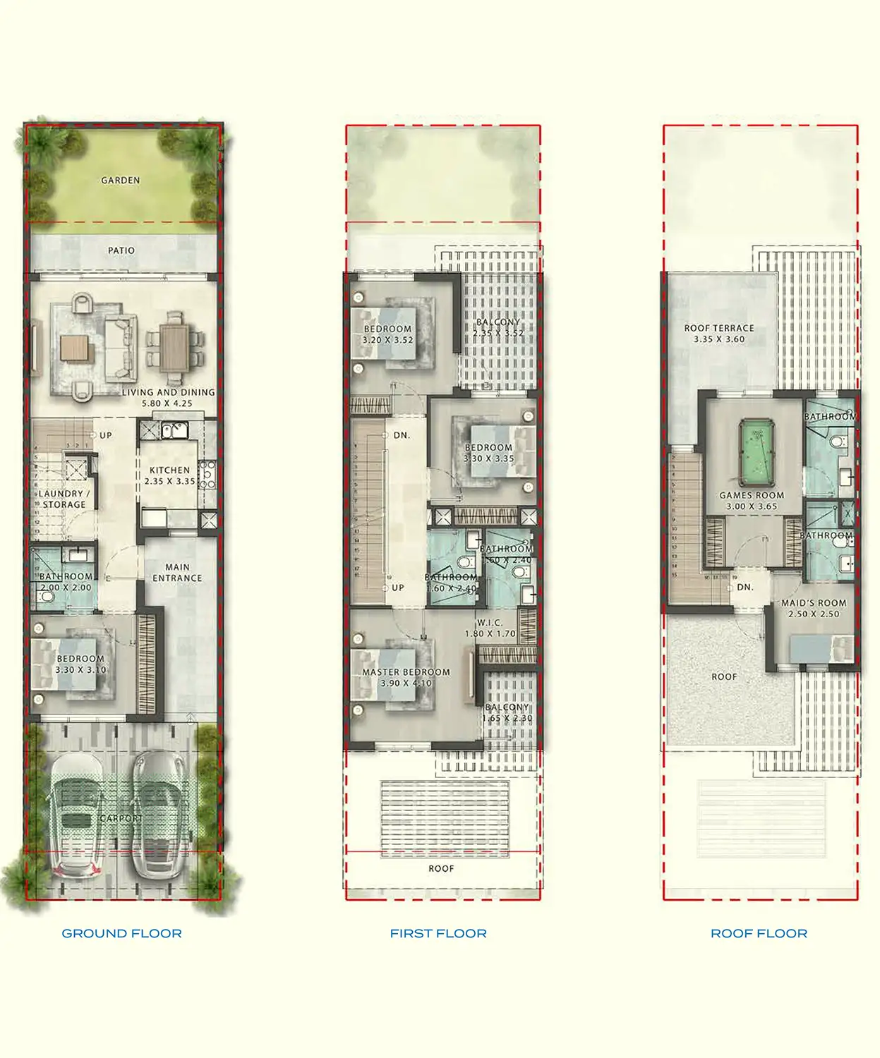 5 Bedroom Apartments Type-2