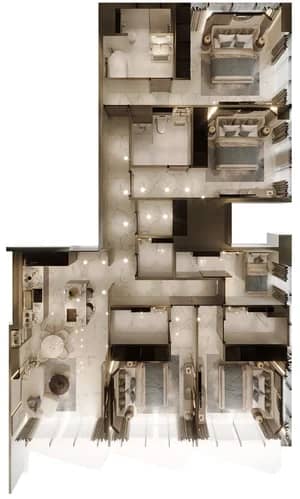 4 Bedroom Apartments