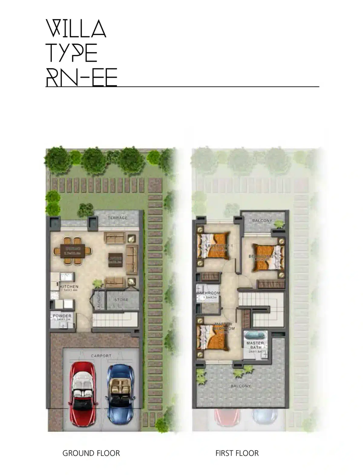 3 Bedroom Villas