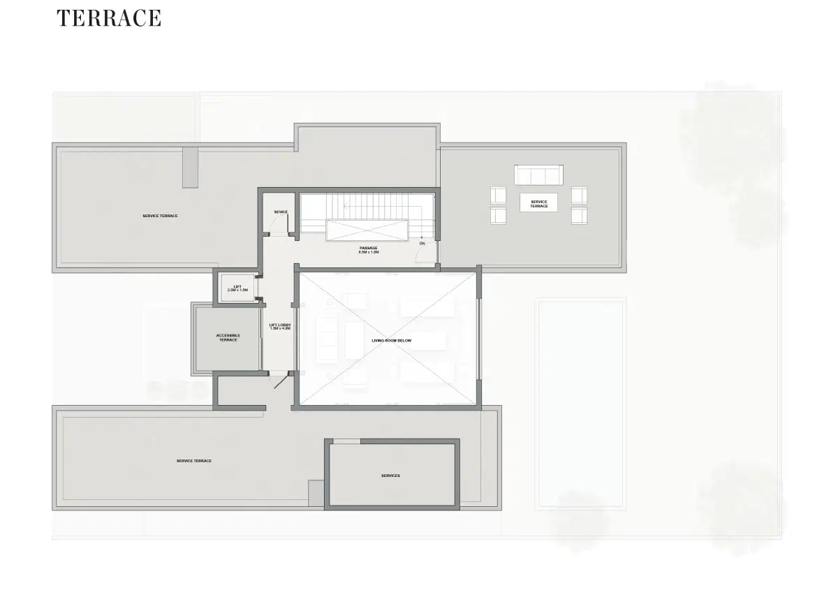 Sobha Estates Terrace Floor Plan