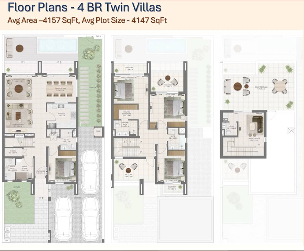 4 Bedroom Villas